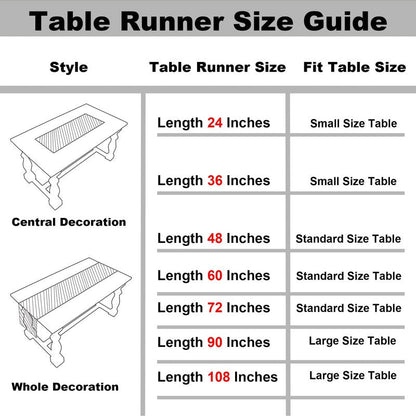 Gernaice Boho Table Runner, Modern Plaid Cotton Linen Farmhouse Table Runners for Dresser End Coffee Table Home Decor, 24" L X 13" W Brown
