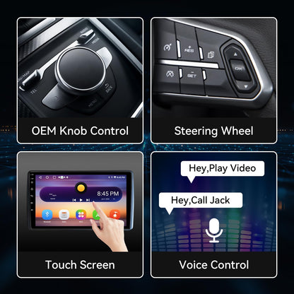 Android 14 Car Stereo Radio Compatible with Ford F150 1997-2003 Expedition 1997-2002 Wireless CarPlay & Android Auto AHD Backup Camera Upgrade 9" Touch Screen GPS WiFi FM Bluetooth 2+64G (Inches, 9)