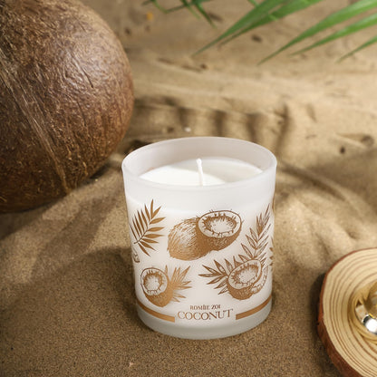 ROMIIE ZOI Scented Candle - Coconut - 6oz Aromatherapy Soy Wax Jar Candle for Home, Gifts for Women - 170g