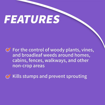 Stump-Out Stump & Vine Killer - Fast-Acting 8 oz Concentrate with Applicator for Easy Tree Stump Removal
