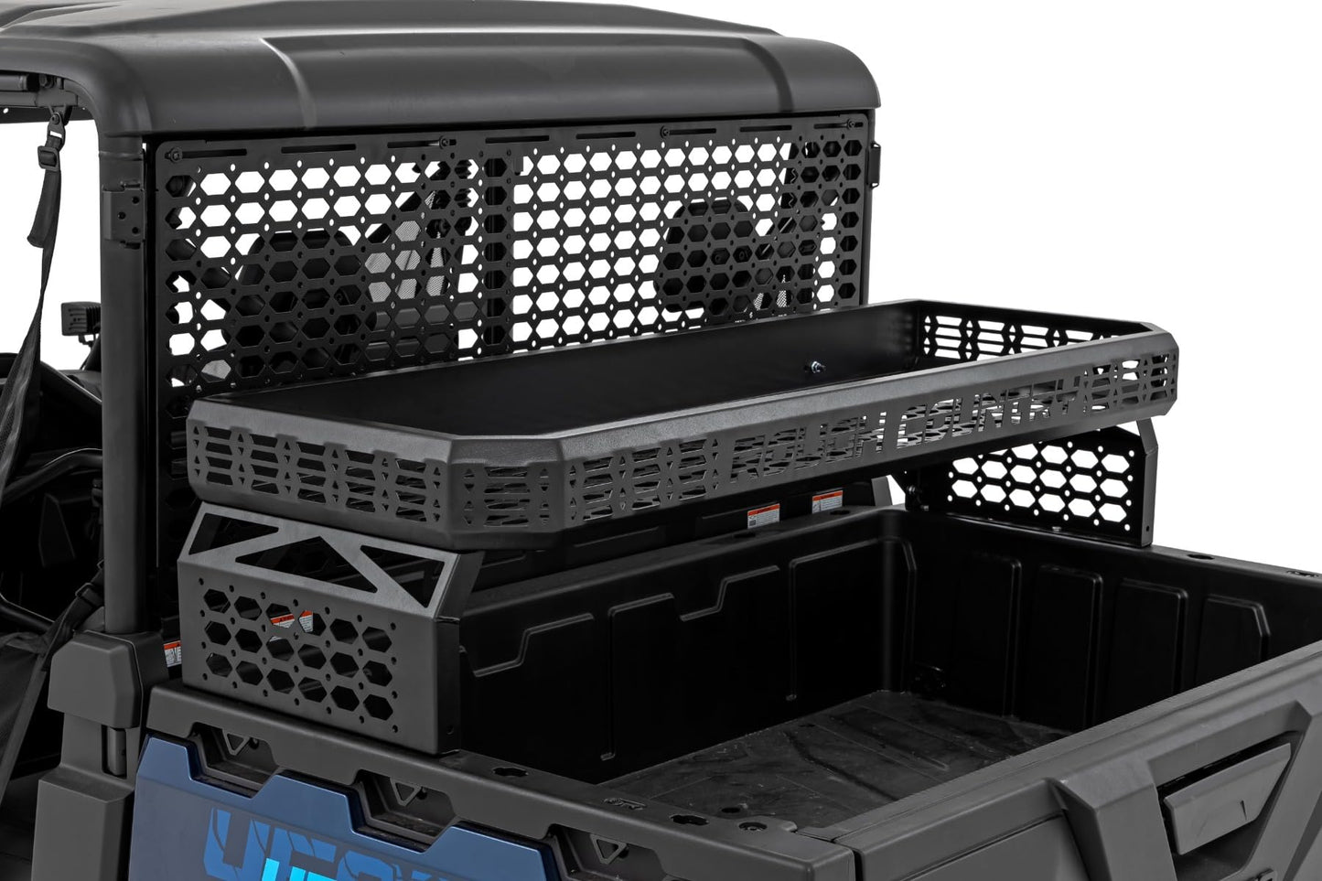 Rough Country Over Bed Cargo Rack for CFMOTO UFORCE 1000, UFORCE 1000 XL & U10 Pro - Heavy-Duty Steel UTV Bed Rack with Molle Panels