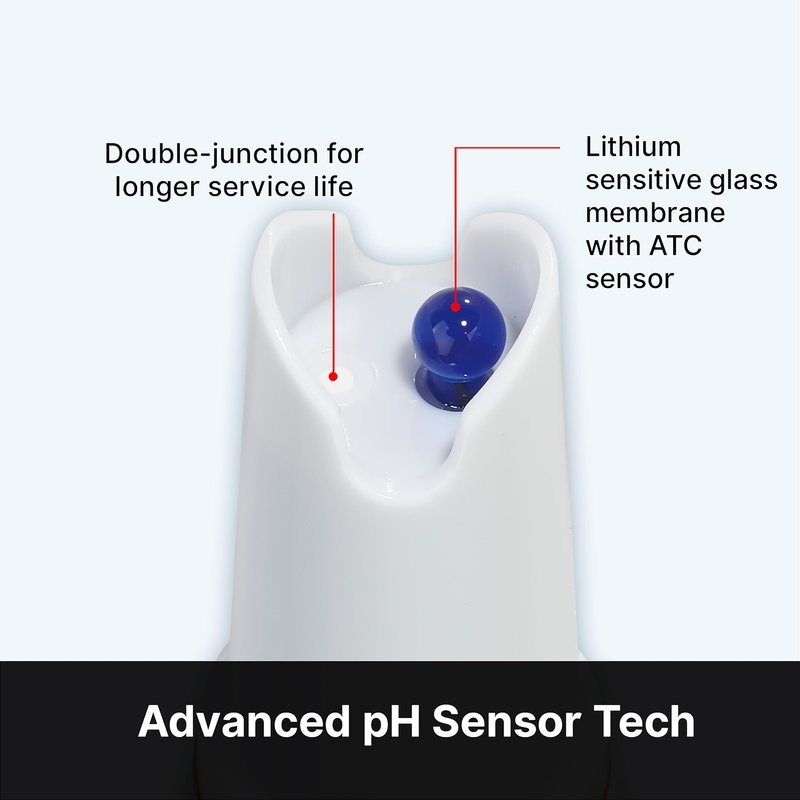 APERA INSTRUMENTS AI3711 PH60-Z Bluetooth Smart pH Tester Powered by ZenTest Mobile App with Cloud-Based Datalogger