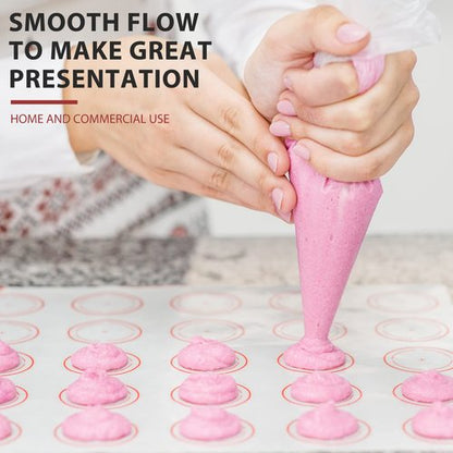 ChengFu 100pcs Disposable Small Piping Bags 8 inch, Mini Piping Bags, Pastry Piping Bags for Cream Frosting, Icing Bags for Cake and Dessert Decorations