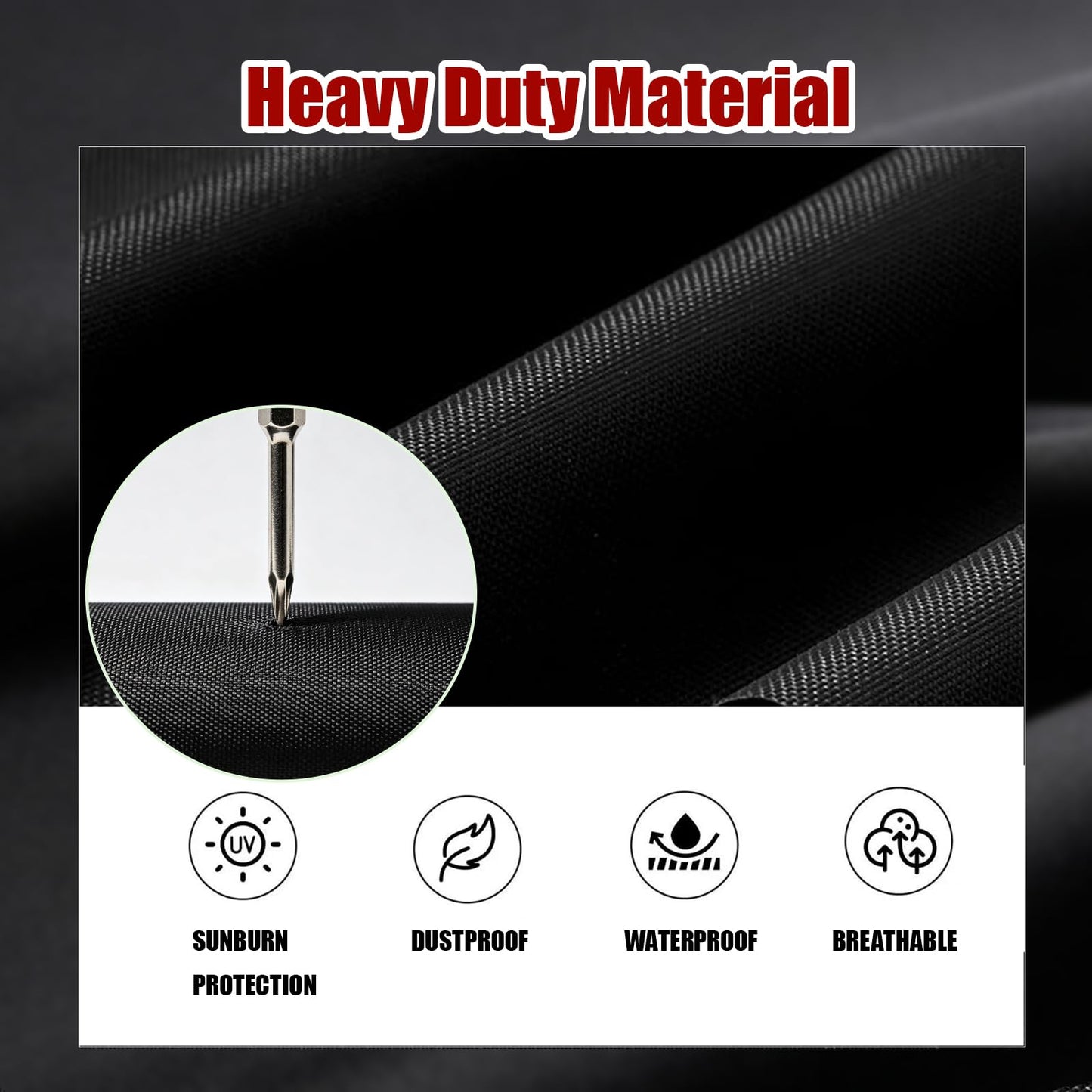 Sawmill Cover, Heavy Duty Black, Portable Custom Fitted for SM-26 & SM-32 – Waterproof, UV & Tear Resistant, All-Weather Outdoor Storage Protection-Only Cover