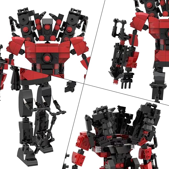 Toilet Blocks Toys TV Man Building Blocks ToysConstruction Playset Blocks Action Figure Building Blocks for Adults Kids 575 PCS