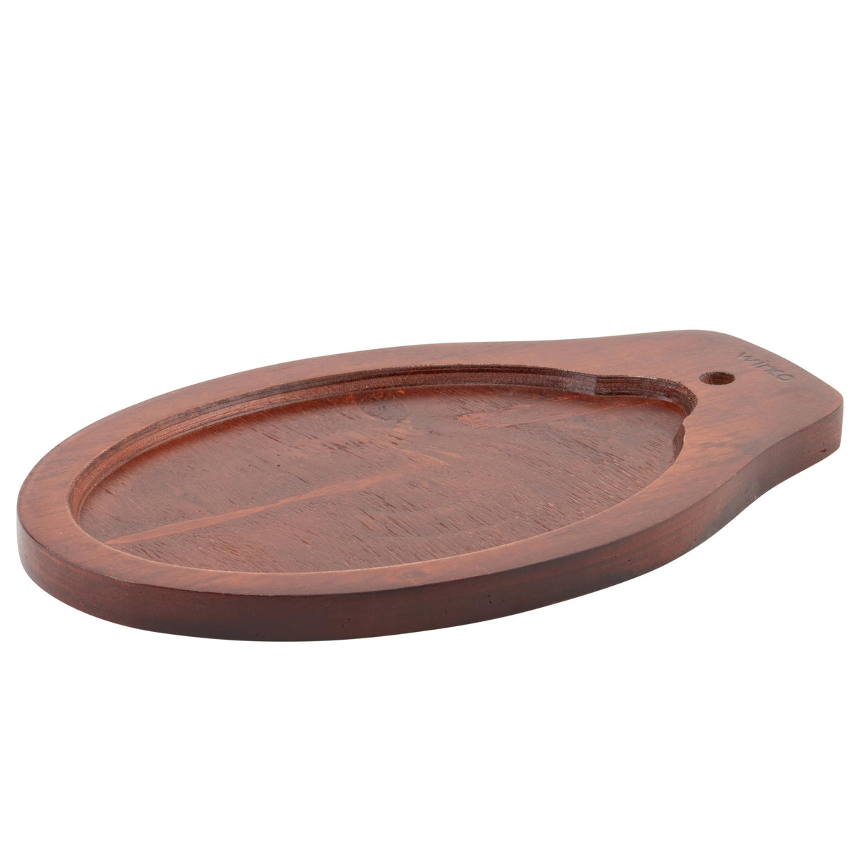 Winco FS-2 2-Piece Cast-Iron Fajita Server Set,Black, Brown,Medium