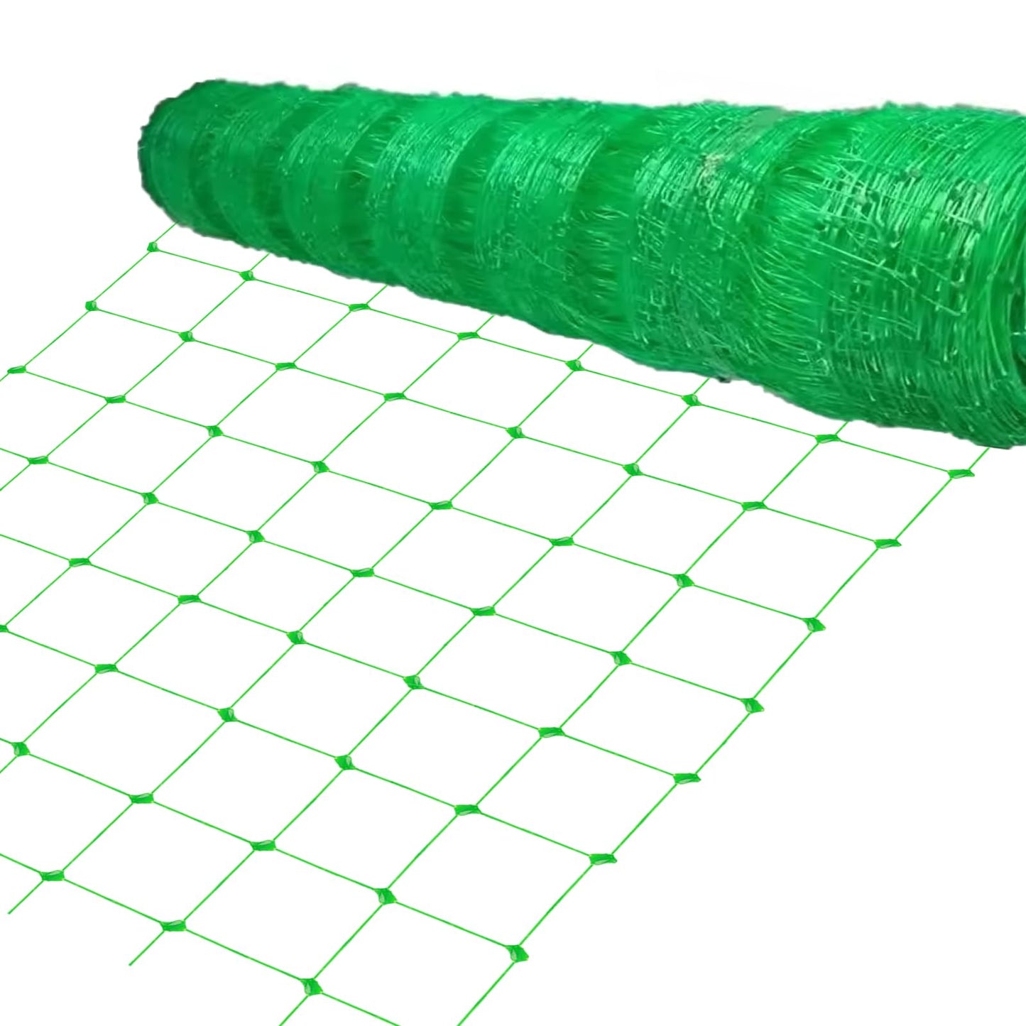 Toolazy Trellis Netting Roll 4ft x 3280ft Green - Heavy Duty 6" Mesh Plant Support Net for Climbing Vegetables, Scrog Netting for Grow Tent Tomato Cucumber Pea Bean Grape Vine Garden Hydroponic