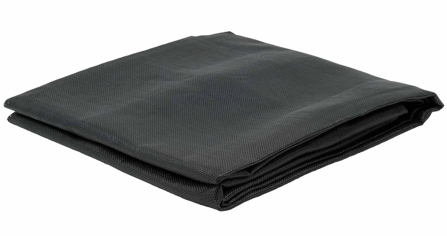 Mytee Products Dump Truck & Trailer Tarp Kit with 8' x 14' PVC Double Pocket Mesh Tarp - Manual Hand Crank Cab Level Dump Truck Tarp System to Prevent Load Spillage