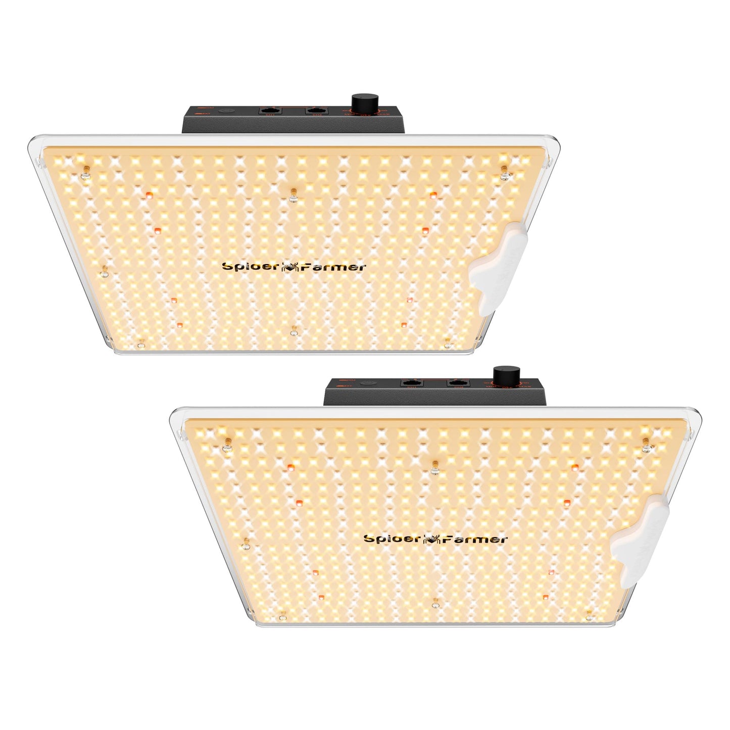 Spider Farmer 2025 New SF1000D 2Pack LED Grow Light with Samsung LM301B Diodes Deeper Penetration & IR Lights Full Spectrum Growing Lamps for Indoor Plants Seedlings Vegetables Flowers 2x4 Grow Tent