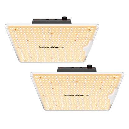 Spider Farmer 2025 New SF1000D 2Pack LED Grow Light with Samsung LM301B Diodes Deeper Penetration & IR Lights Full Spectrum Growing Lamps for Indoor Plants Seedlings Vegetables Flowers 2x4 Grow Tent