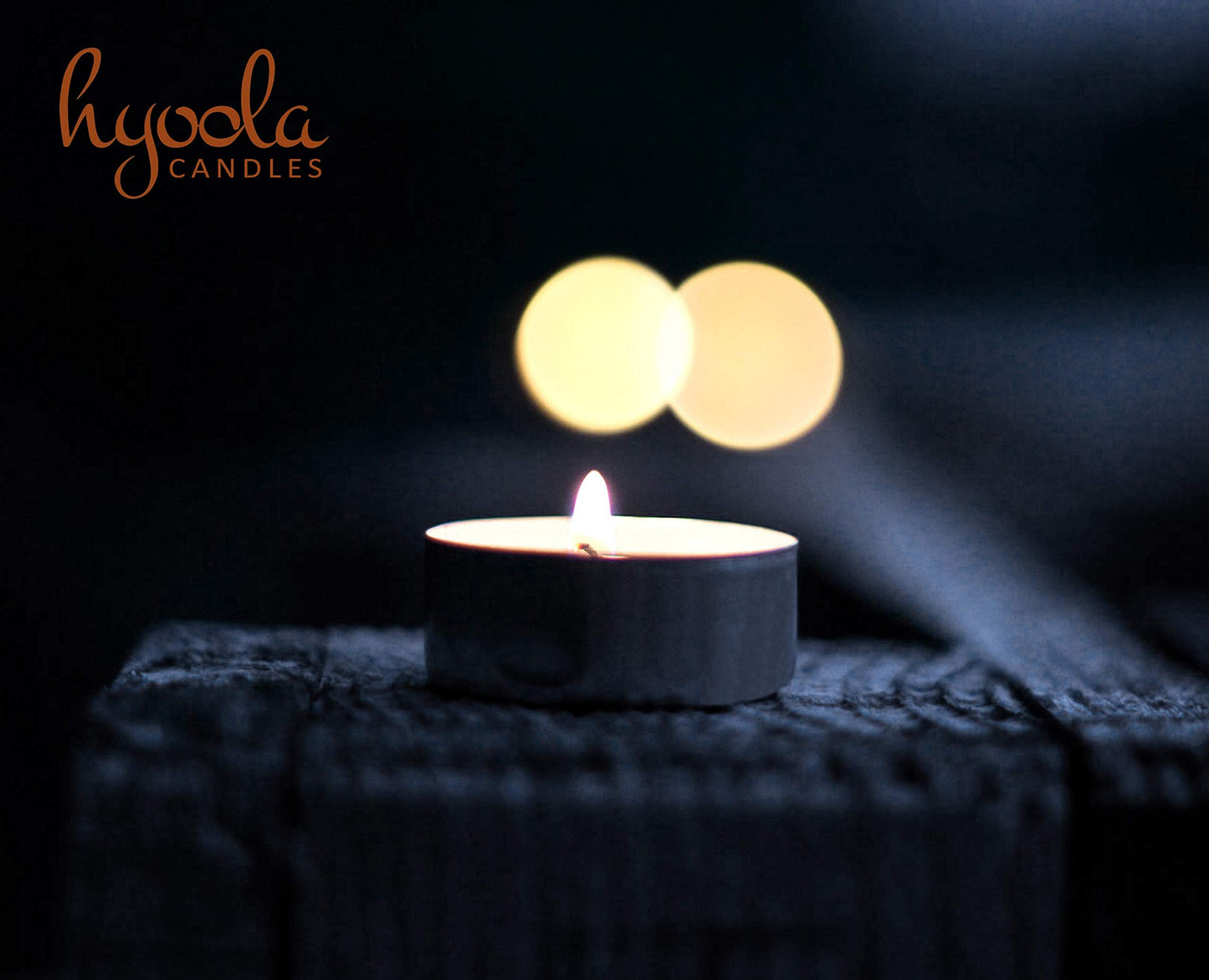 HYOOLA White Beeswax Tealight Candles in Aluminum Cup - 48 Pack - 100% Pure Natural Beeswax Candles
