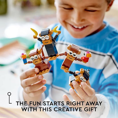 LEGO Classic Creative Monkey Fun 11031 Building Toy Set for Kids Boys and Girls Ages and Up Makes a Great Gift for Grandchildren