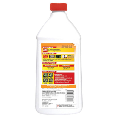 Spectracide Weed Killer Concentrate - 40 Ounces for Patios, Walkways & Driveways