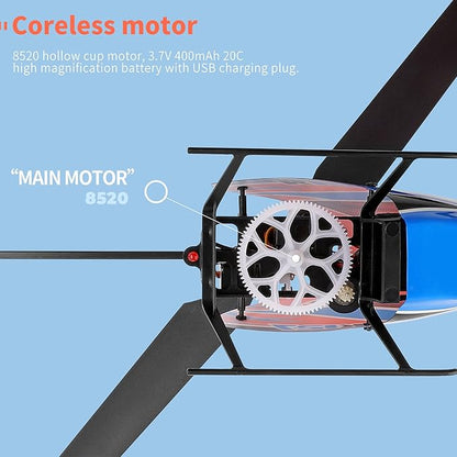 GoolRC RC Helicopter WLtoys XK K127 Remote Control Helicopter 4 Channel RC Aircraft with 6-Axis Gyro Altitude Hold One Key Take Off/Landing Easy to Fly for Beginners Include 3 Batteries