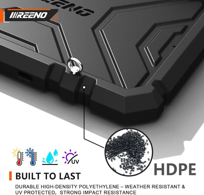 IIIREENO Slide-Out Truck Bed Organizer Tray, Heavy Duty Cargo Storage System with Easy Tailgate Access, Fits Mid-Size Bed Organizer 5'Beds, Durable HDPE Material, No Drilling