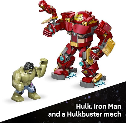 LEGO Marvel Epic Battle: Hulkbuster vs. The Hulk Building Toy for Boys &amp Girls - Avengers: Age of Ultron Display &amp Play Set W/2 Minifigures for Kids Ages 9+ - Gift Idea for Birthdays - 76343