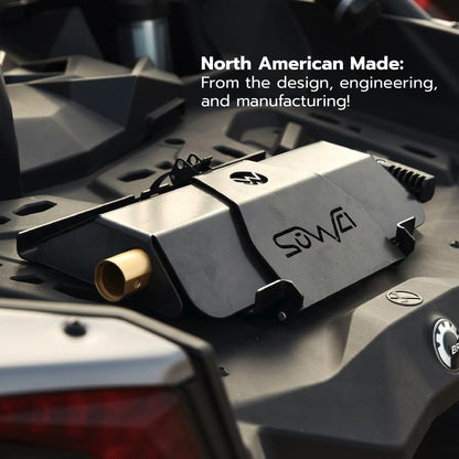 DMOS Shovel Mount - Aluminum Off-Road & Overlanding Tool Mount Clamp for Trucks, Cars, & ATVs - Stealth Shovel