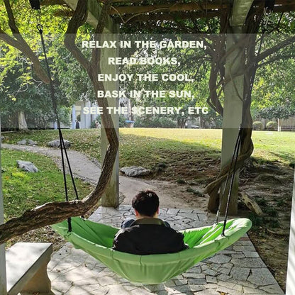 Large Boat Swing 66"-Hanging Hammock Lounger Platform Porch Tree Swing for Backyard Beach Park Playground Teens and Adult