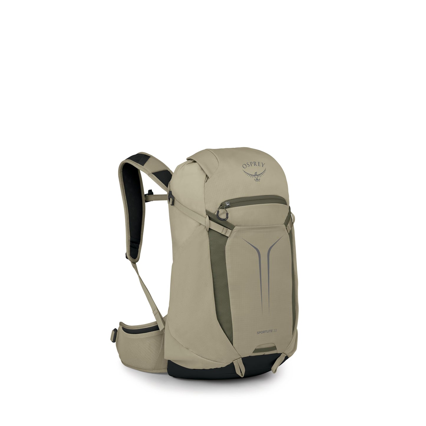 Osprey Sportlite 22L Lightweight Hiking Backpack for Men and Women - Everyday Hiking Bag - Travel Daypack, Olive Tan