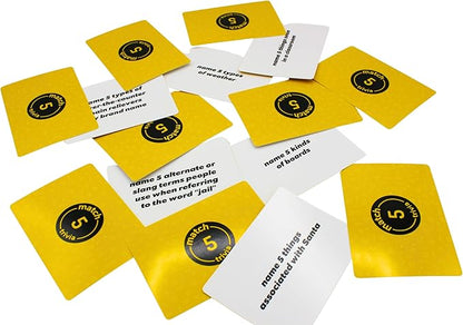 Game - Simple Fun Answer Matching Trivia Game for Holidays Family Friends. 3+ Players.