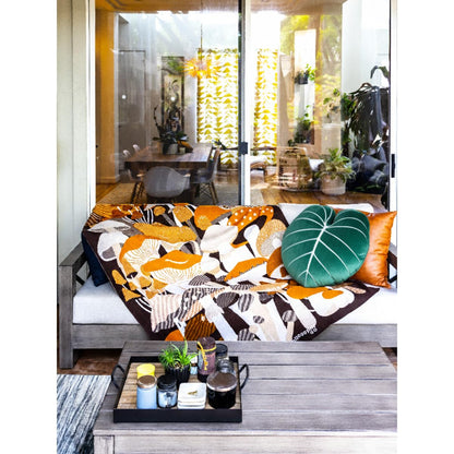 Green Philosophy Co. Monstera Leaf Pillow - Mossy Earth - Large Soft Plant-Shaped Plush Cushion for Couch, Bed, or Reading Nook - Cute & Unique Nature-Inspired Decor Super Soft & Cuddly Throw Pillow