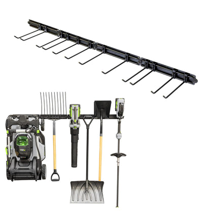 StoreYourBoard Garage Tool Organizer Wall Mount – Heavy Duty Garage Wall Organizer for Garage Organization and Storage, Broom Holder Wall Mount for Gardening Tools & Yard Tools – 64" Holds 600 lbs