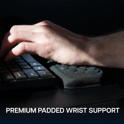 VIVO Premium Adjustable 27 x 11 inch Computer Keyboard and Mouse Platform Tray, Ergonomic Under Table Desk Mount Drawer with Padding, Black, MOUNT-KB27P-B