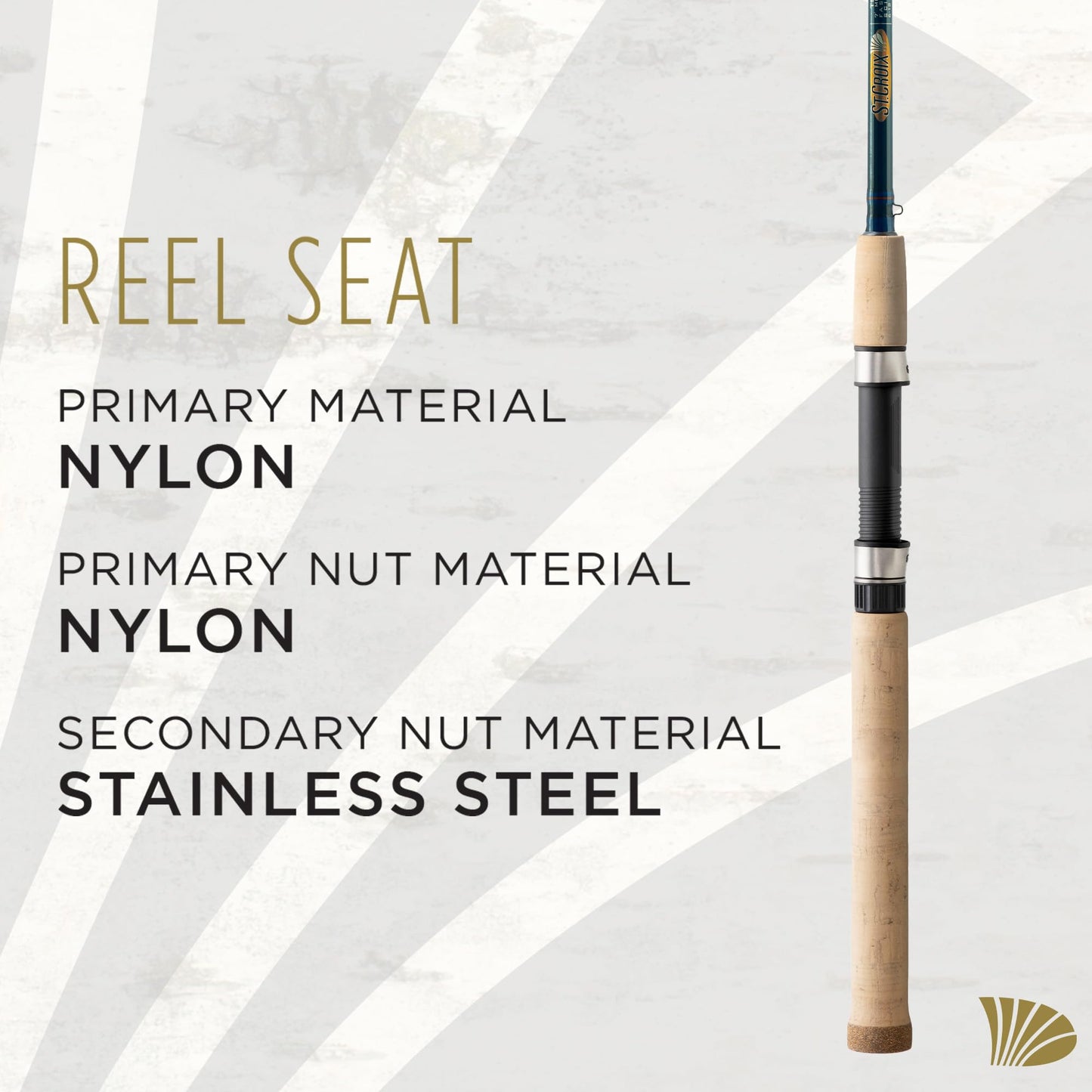 St. Croix Rods Triumph Spinning Rod 6'6", Deep Run Blue