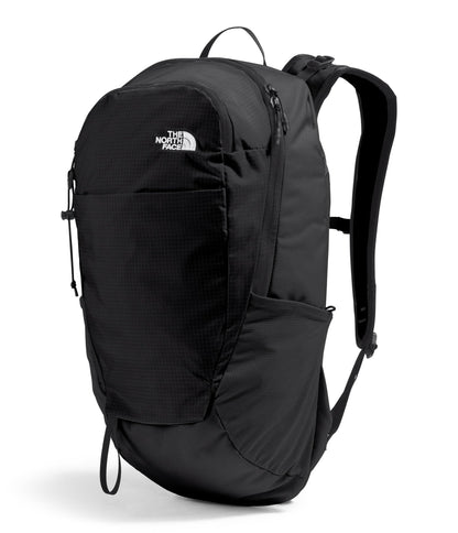 The North Face Basin 18 Liter Technical Daypack with Rain Cover - Unisex Backpack, Sternum Strap, Hiking Pole Attachment, TNF Black/TNF Black-NPF, One Size