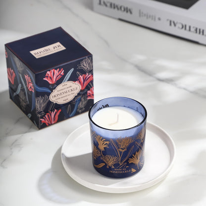 ROMIIE ZOI Scented Candle - Honeysuckle - 6oz Aromatherapy Soy Wax Jar Candle for Home, Gifts for Women - 170g