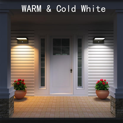 WISELUME 60W LED Outdoor Wall Light – 360° Rotatable, Motion Sensor & Color Temp Adjustable (3000K/4000K/6500K) Commercial Security Wall Mount for Barn, Proch,Garage & Yard