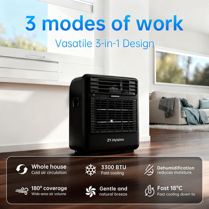 Portable Air Conditioner,3300BTU Tent Air Conditioner, Air Portable AC for Camping, Van Life, Tent, Outdoor
