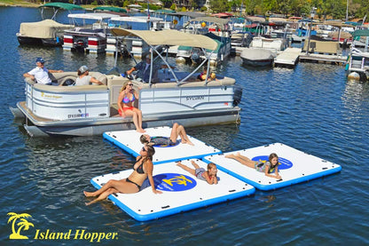 Island Hopper Island Buddy 8 Foot Inflatable Swimming Water Platform (Island Buddy 8 Only)