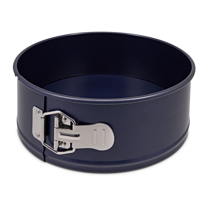 Zyliss E980194 Non-Stick Springform Cake Tin | 23cm/9in | Carbon Steel | Dark Blue | Baking Tin/Bakeware/Cake Mould | Dishwasher Safe | 5 Year Guarantee