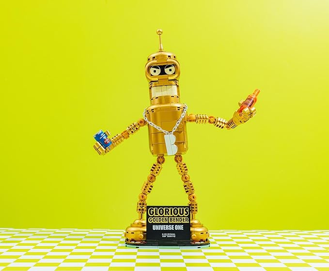 Brickcraft Futurama Gold Bender Comic-Con Exclusive Building Set