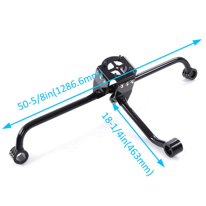ECOTRIC Spare Tire Mount Rack Carrier Holder Compatible with 2017-2025 Can-Am Maverick X3 Turbo X3 Max R Ds Steel Hold Up to 32" Tire UTV Powder Coated