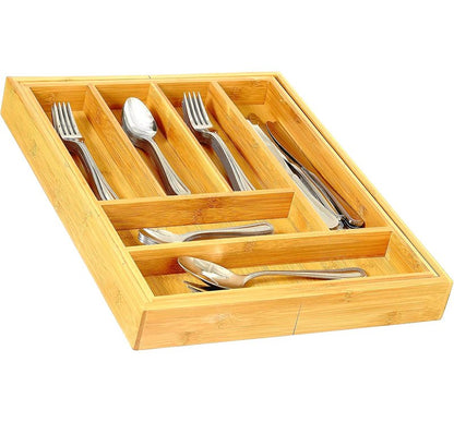 Home-it Expandable Cutlery Drawer - made for Utensil Organizer - Flatware Dividers Kitchen Holder