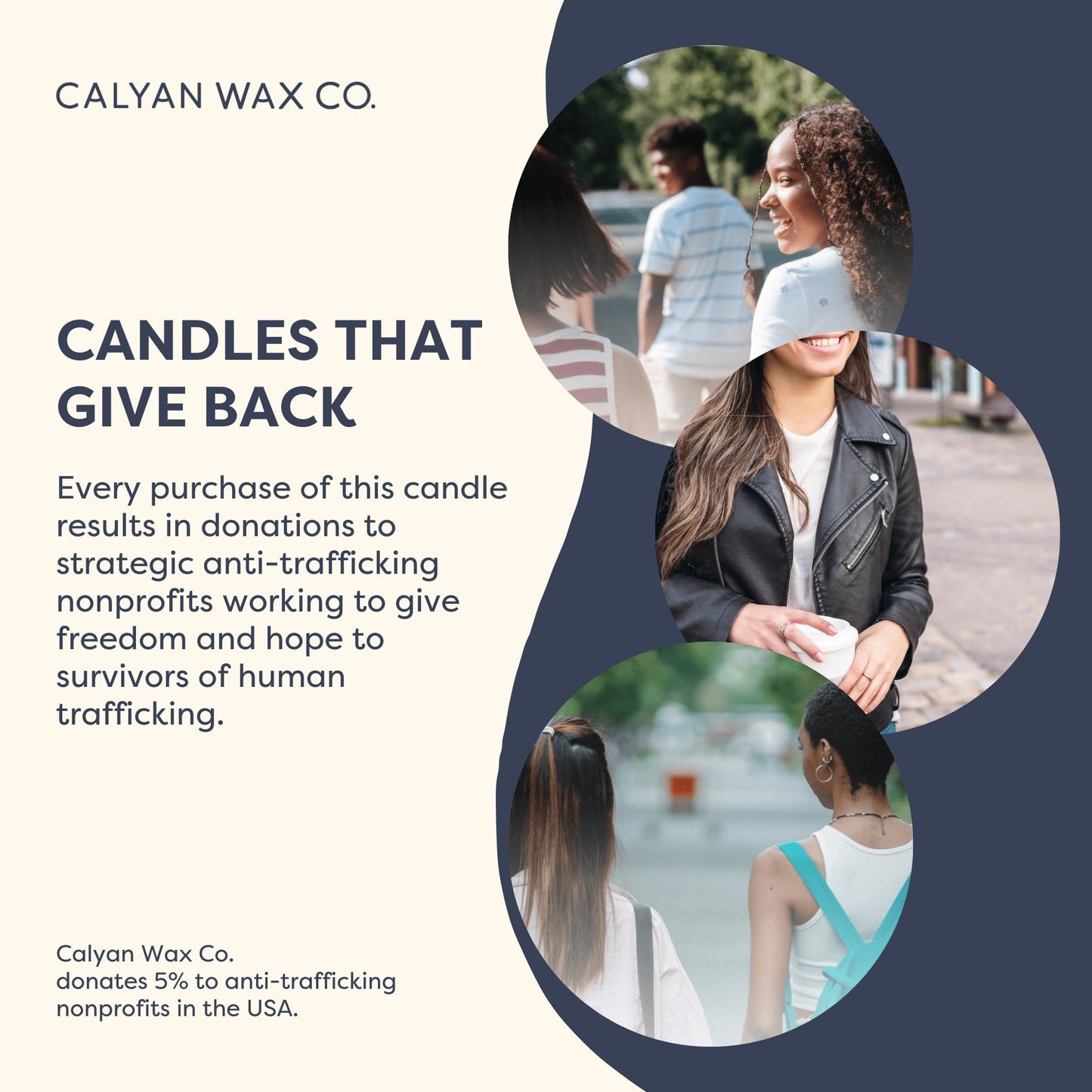 Calyan Wax Co. Seaside & Citrus Scented Candle - 75 Hour Burn - Luxury Clean Soy Wax Candles - Long Lasting Black Tumbler Jar Candle for Home - 10.2oz