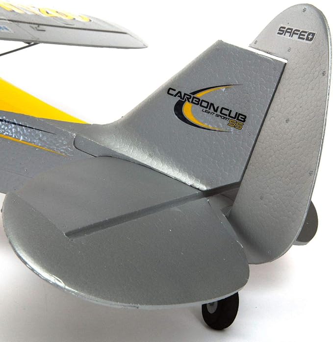 HobbyZone RC Airplane Carbon Cub S 2 1.3m Ready-to-Fly (Transmitter Battery and Charger Included) with Safe HBZ32000 Yellow MultiUnisex Adult