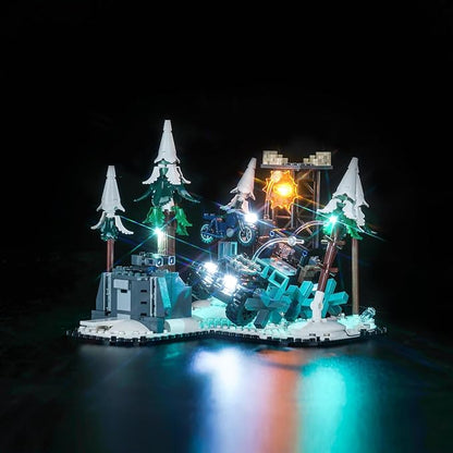 Upgraded Led Light Kit Compatible with Lego The Avengers Assemble: Age of Ultron Building Set Lights Decoration Compatible with Lego 76291 (Model Not Included)