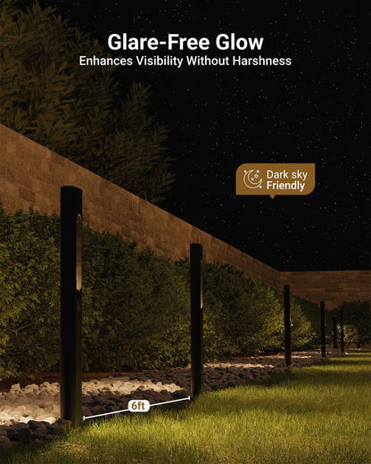 Sunco 12 Pack Gleam Low Voltage Garden Pathway Light, LED Outdoor Lights for Patio Landscape Path Lighting, 4W, 70 LM, 3000K Warm White, IP65 Wet Rated, 50000 Lifetime Hours, Non-Dimmable ETL