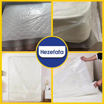 Queen Size Mattress Bag - Heavy-Duty Plastic Protector for Moving | 1PK Mattress Cover