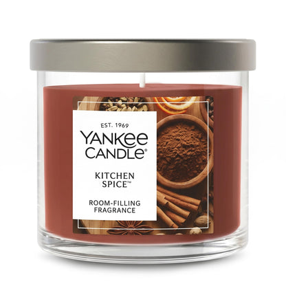 Yankee Candle Small Tumbler Scented Single Wick, Kitchen Spice, Decorative Jar Candle for Clean Burn and Warm Indoor Atmosphere, 4.3 Ounce (Pack of 2)