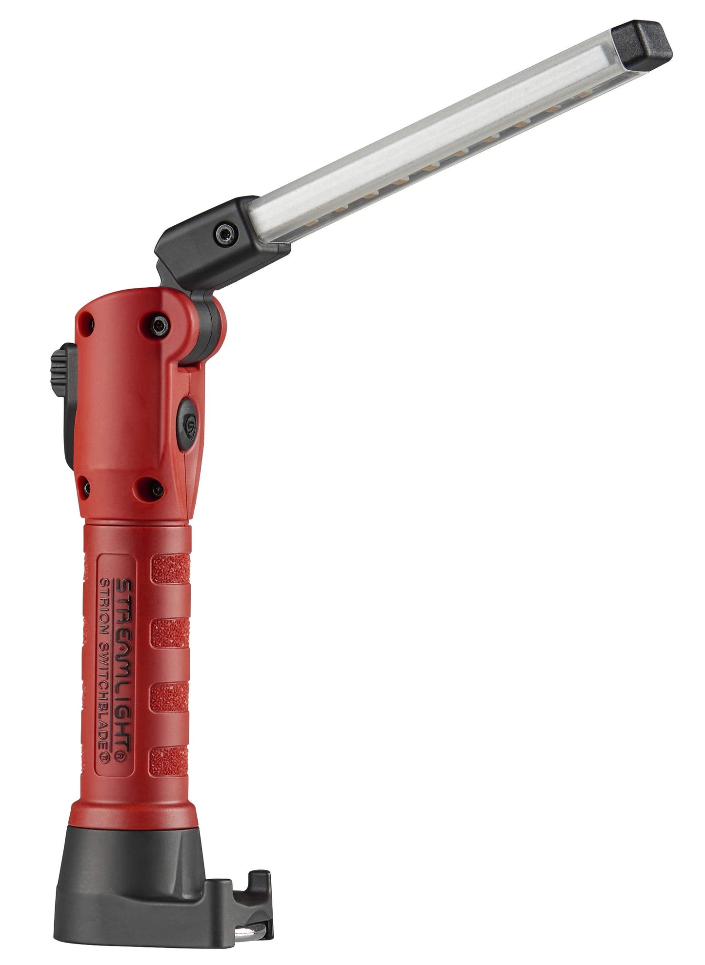 Streamlight 74854 Strion Switchblade 500-Lumen Rechargeable Compact Multi-Function LED Work Light with Color-Rite Technology and AC Piggyback Charger, Red
