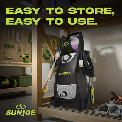 Sun Joe Pressure Washer, Electric Power Washer, Heavy-Duty 2500 Max PSI (2030 PSI PWMA Rated)-Portable Cleaning & Washing Machine System with Patios & Sidewalks, SPX3000