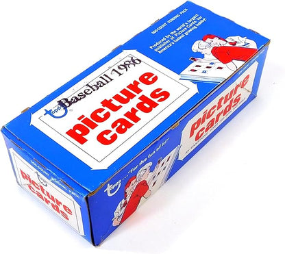 Topps 1986 Baseball Cards Unopened Vending Box (500 Cards)