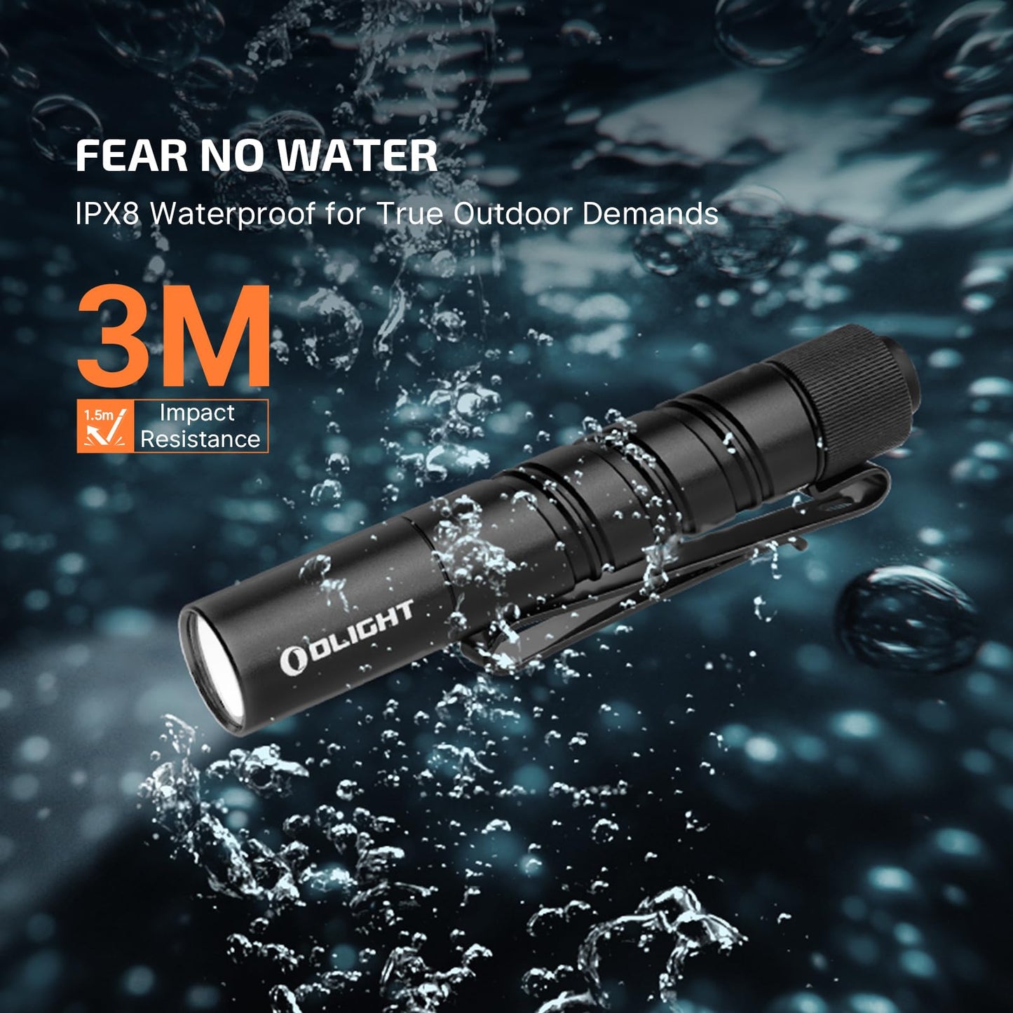 OLIGHT I3T 2 EOS Pocket EDC Flashlight, 200 Lumens Compact Bright Handheld Flash Lights Bundle with atonUltra EDC Flashlight Rechargeable, 1800 Lumens Small Pocket Light with Dual Charging