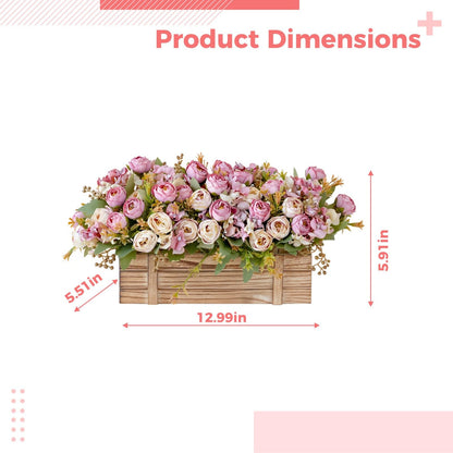 yeeplant Floral Centerpiece, 13 in Arrangement, Home, Events