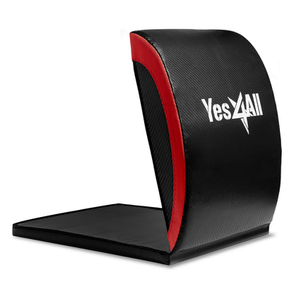 Yes4All Ab Exercise Mat Tailbone & No Tailbone, Foldable Abdominal Sit Up Support Pad, Abs Workout Equipment for Core Training and Lower Back