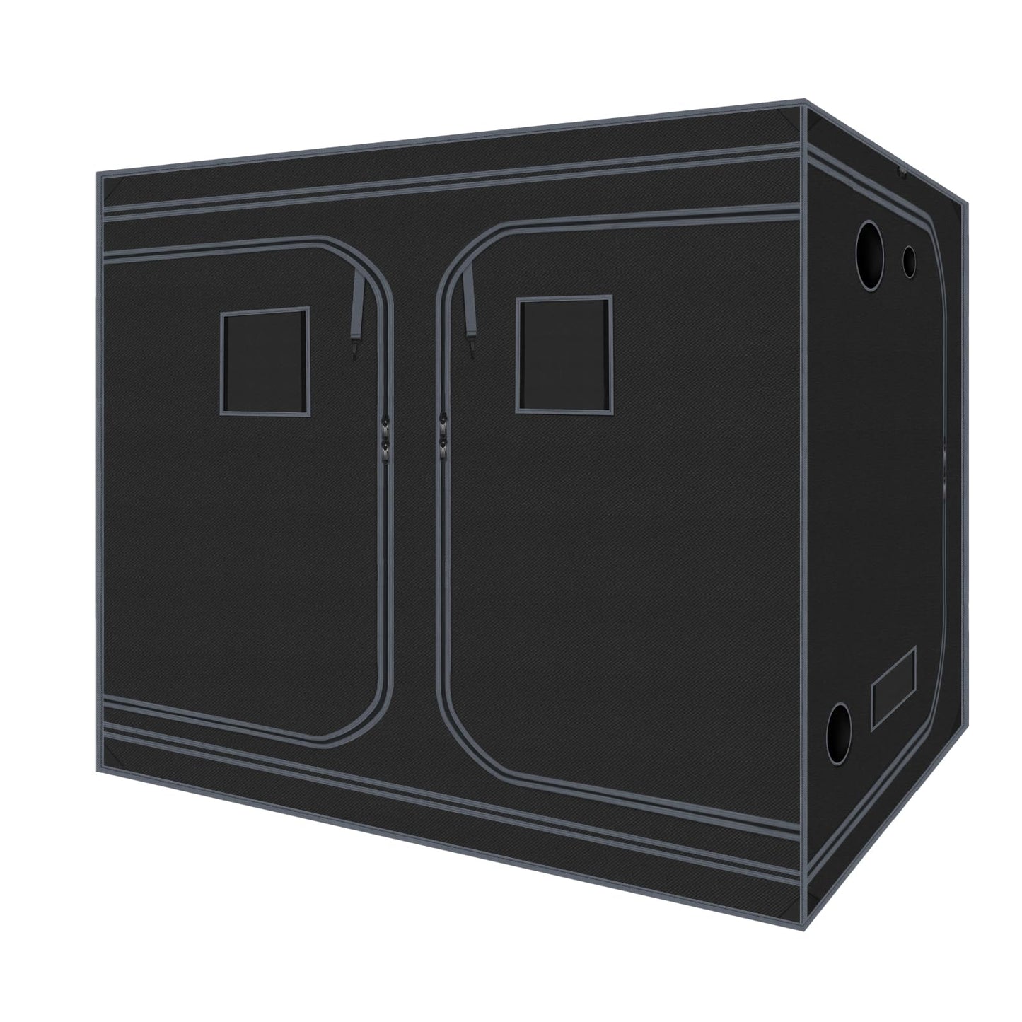 Grow Tent, 120"x60"x78" Hydroponic Mylar Grow Tent Reflective Garden Growing Dark Room with Observation Window, Removable Floor Tray for Indoor Plant Growing 10x5